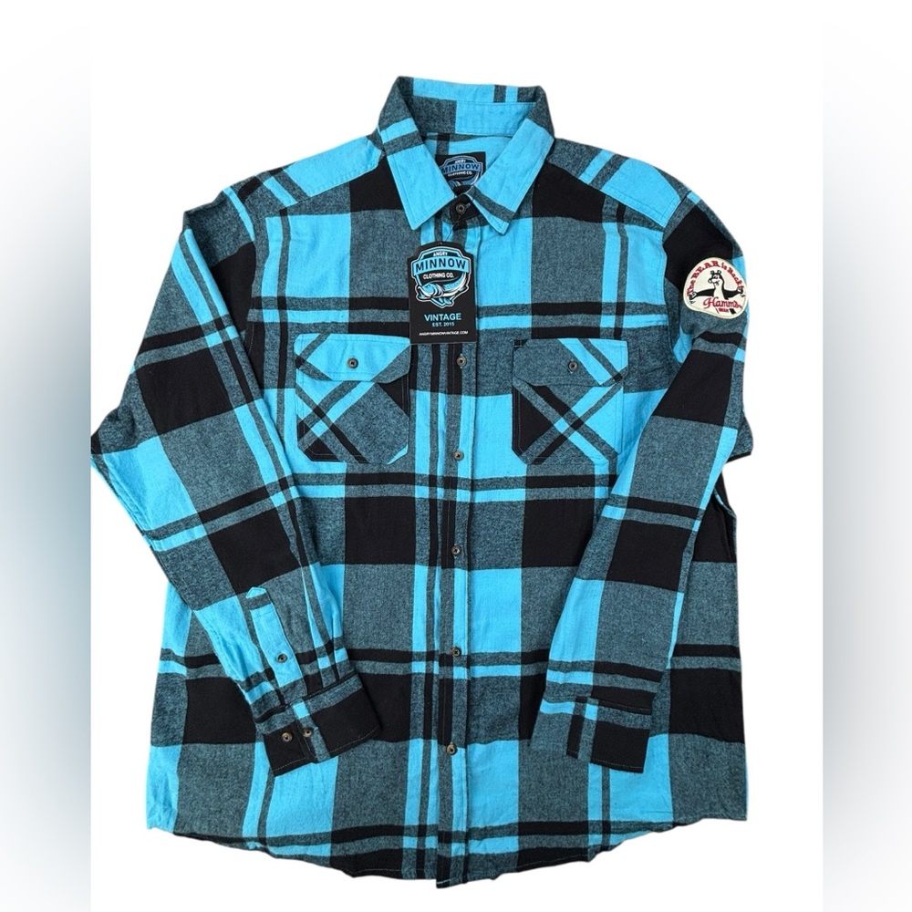 NWT | Angry Minnow | Hamm’s Beer Flannel | XXL - Picture 2 of 7